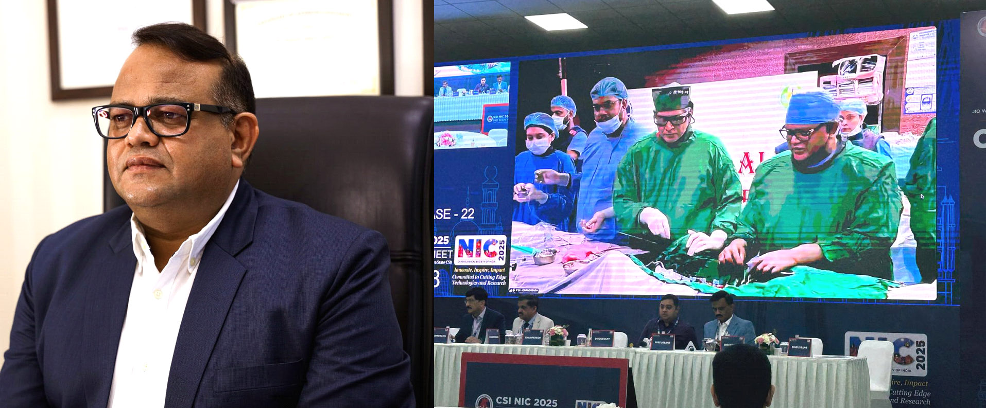 Advanced Cardiac Centre at PGIMER beams a live cardiac procedure to the National Conference in Mumbai